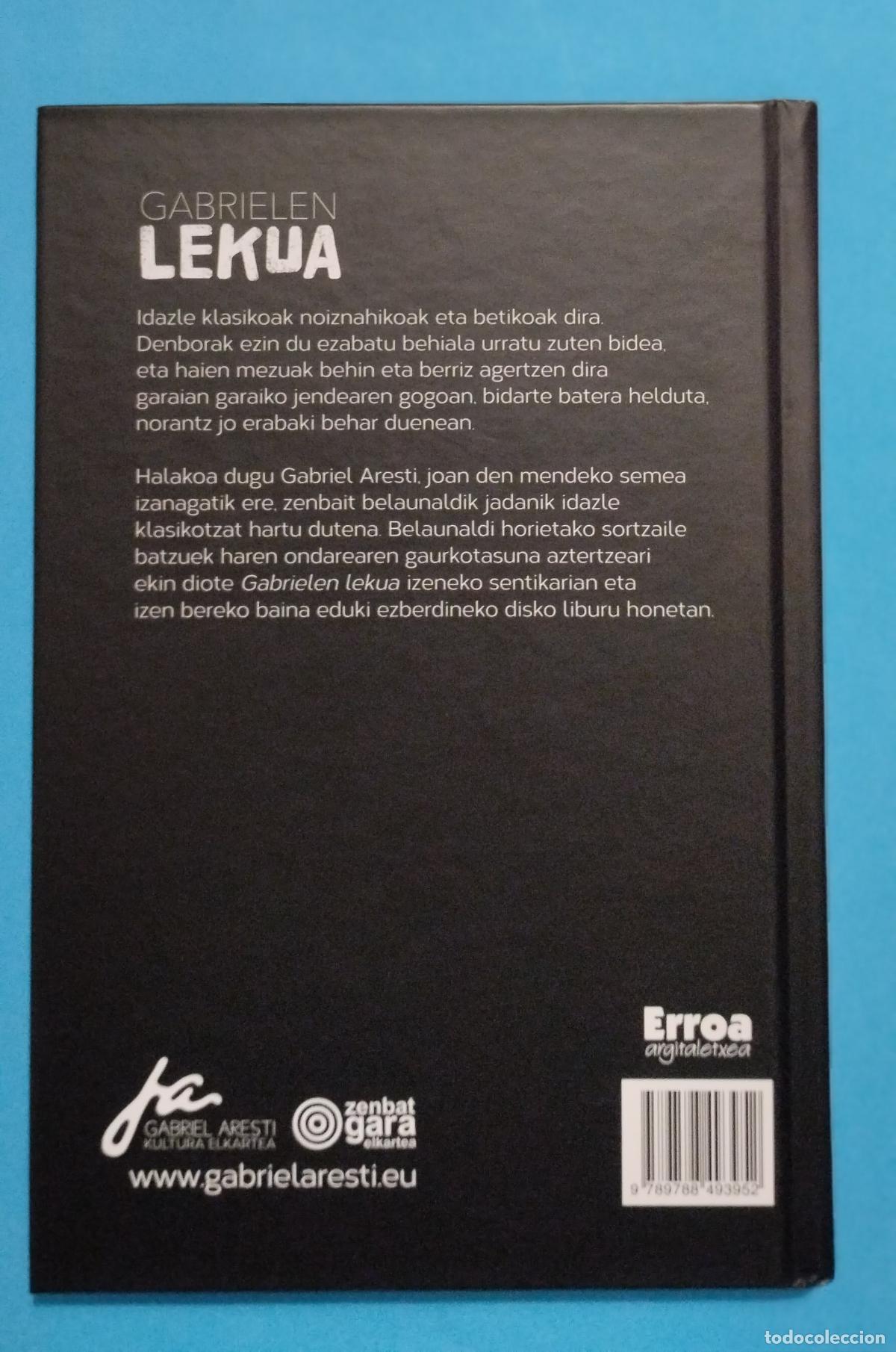 Libros de segunda mano: GABRIELEN LEKUA 2013 ERROA + CD - Foto 3