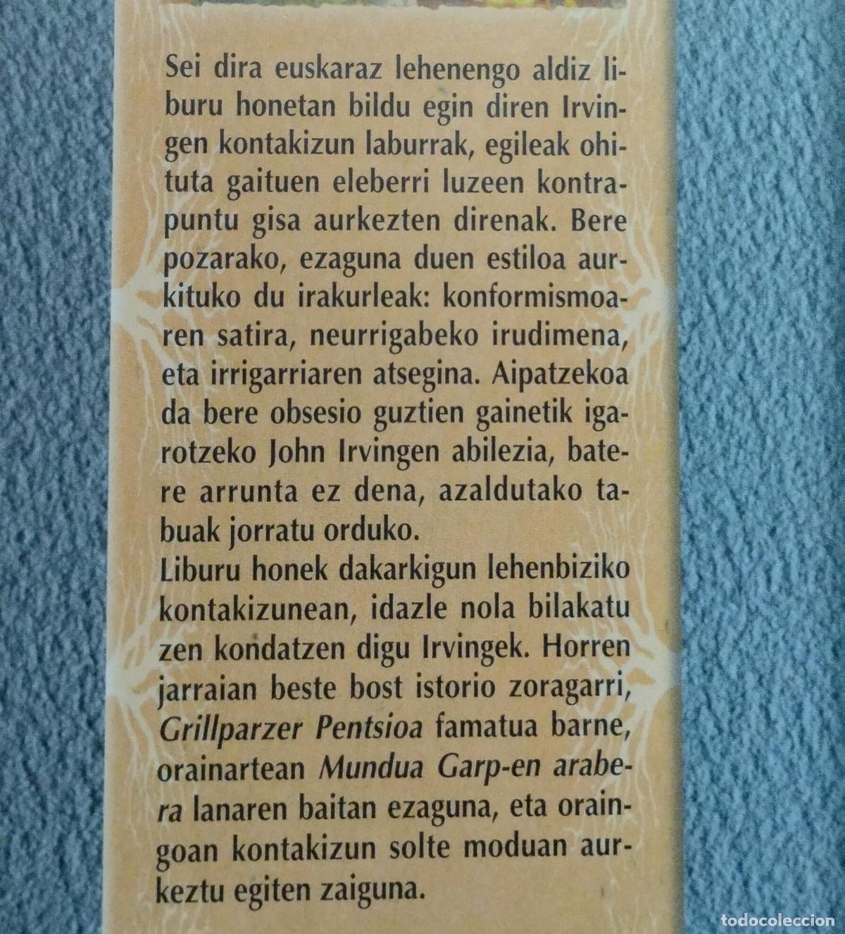 Libros de segunda mano: BESTEEN AMETSAK JOHN IRVING 1996 TXALAPARTA - Foto 3