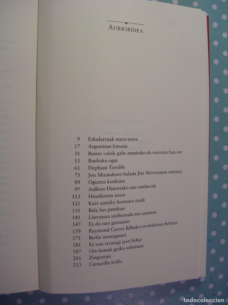 Libros de segunda mano: NEGUKO ZURKUA / HARKAITZ CANO / EUSKERA - Foto 3