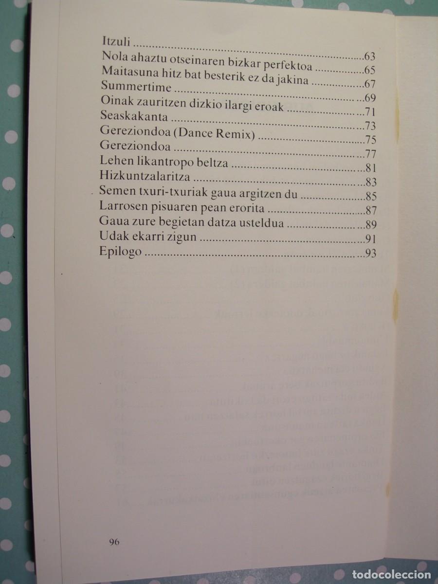 Libros de segunda mano: LIKANTROPO / XABIER MONTOIA / EUSKERA - Foto 4