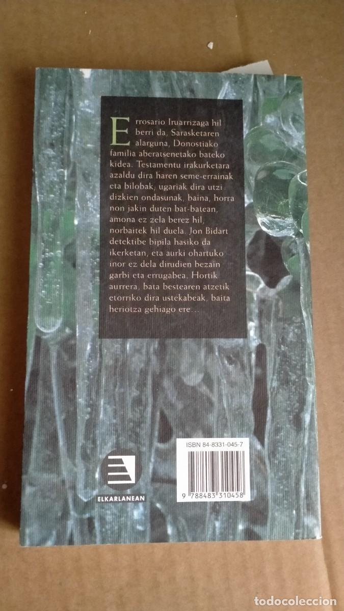 Libros de segunda mano: ESKU LEUNA. GOTZON GARATE. ELKARLANEAN, 1999 - Foto 2