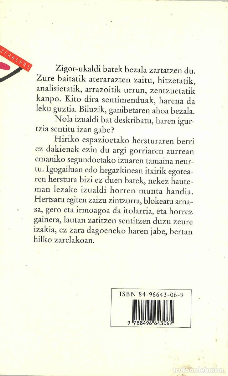 Libros de segunda mano: Lydia Flem. Izua. 2006. En euskera - Foto 2
