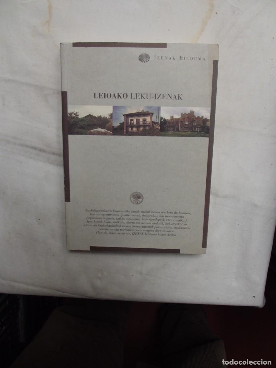 Libros de segunda mano: LEIOAKO LEKU - IZENAK - Foto 1