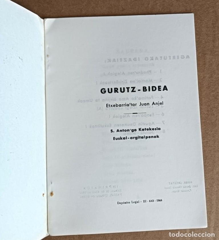 Libros de segunda mano: GURUTZ BIDEA - Juan Anjel 1966 - Foto 3