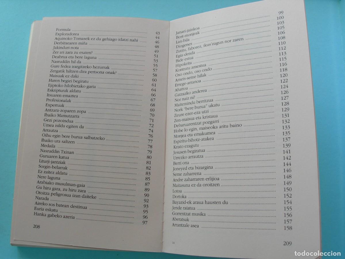 Libros de segunda mano: TXORIARN KANTUA / ANTONY DE MELLO, S. J, / EUSKERA - Foto 4