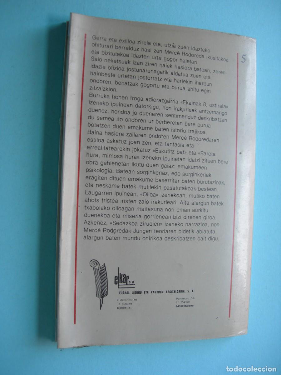 Libros de segunda mano: IPUIN HAUTATUAK / MERC&Eacute; RODODERA / EUSKERA - Foto 2