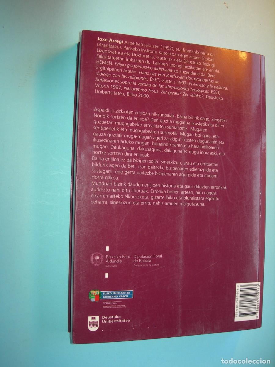 Libros de segunda mano: OINATZAK BIDEAN / JOXE ARREGI / EUSKERA - Foto 2
