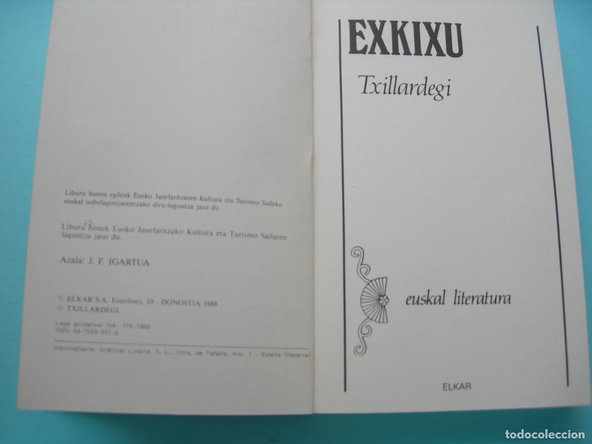 Libros de segunda mano: EXKIXU / TXILLARDEGUI / EUSKERA - Foto 3