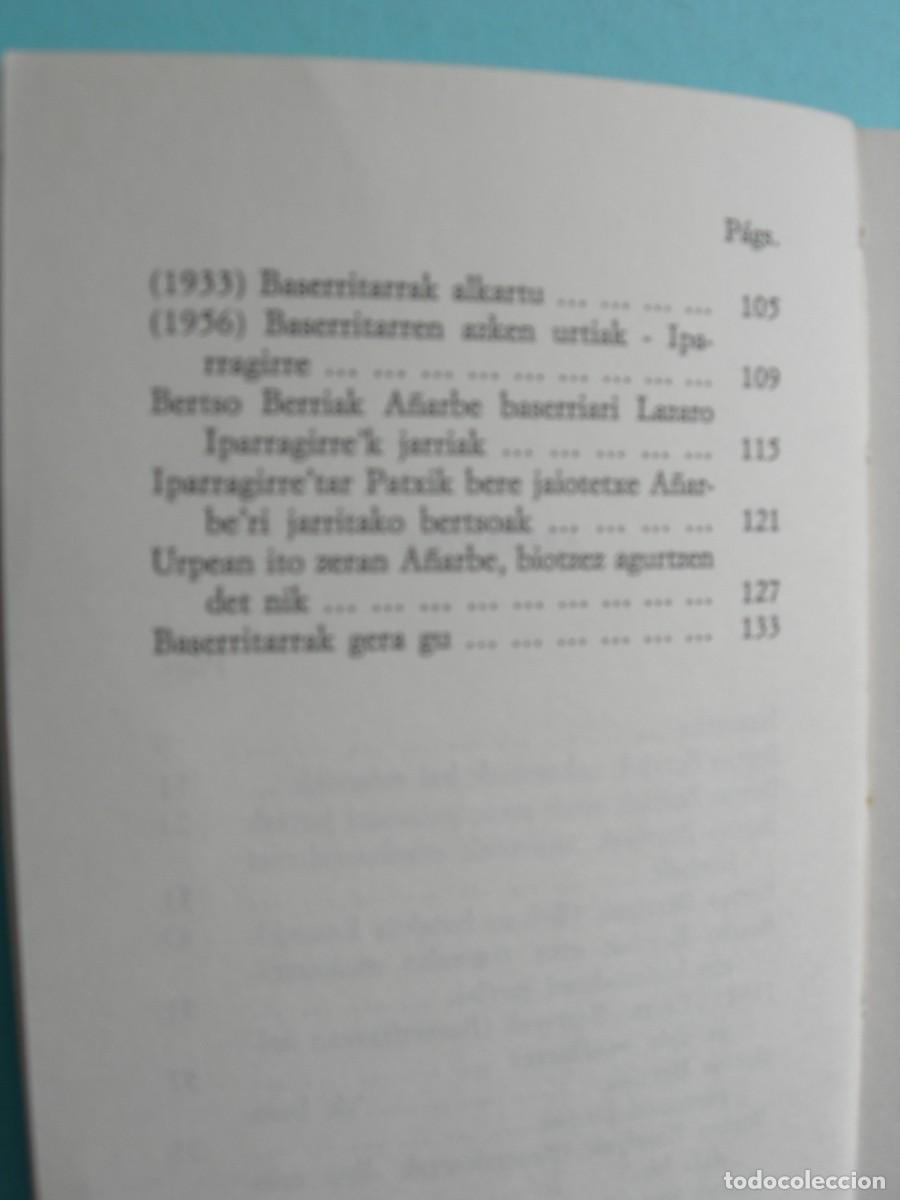 Libros de segunda mano: NEKAZARIAK BAI MISERIAK / ANTONIO ZAVALA / EUSKERA - Foto 4