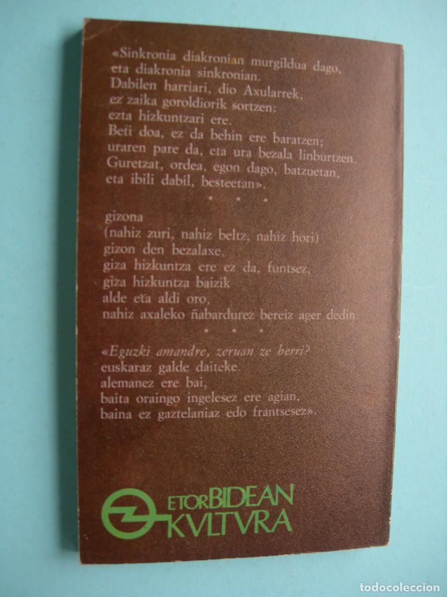 Libros de segunda mano: ZENBAIT HITZALDI / MITXELENA / EUSKERA - Foto 2