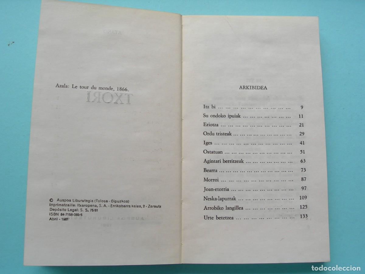 Libros de segunda mano: TXORI / ATA&Ntilde;O / EUSKERA - Foto 3