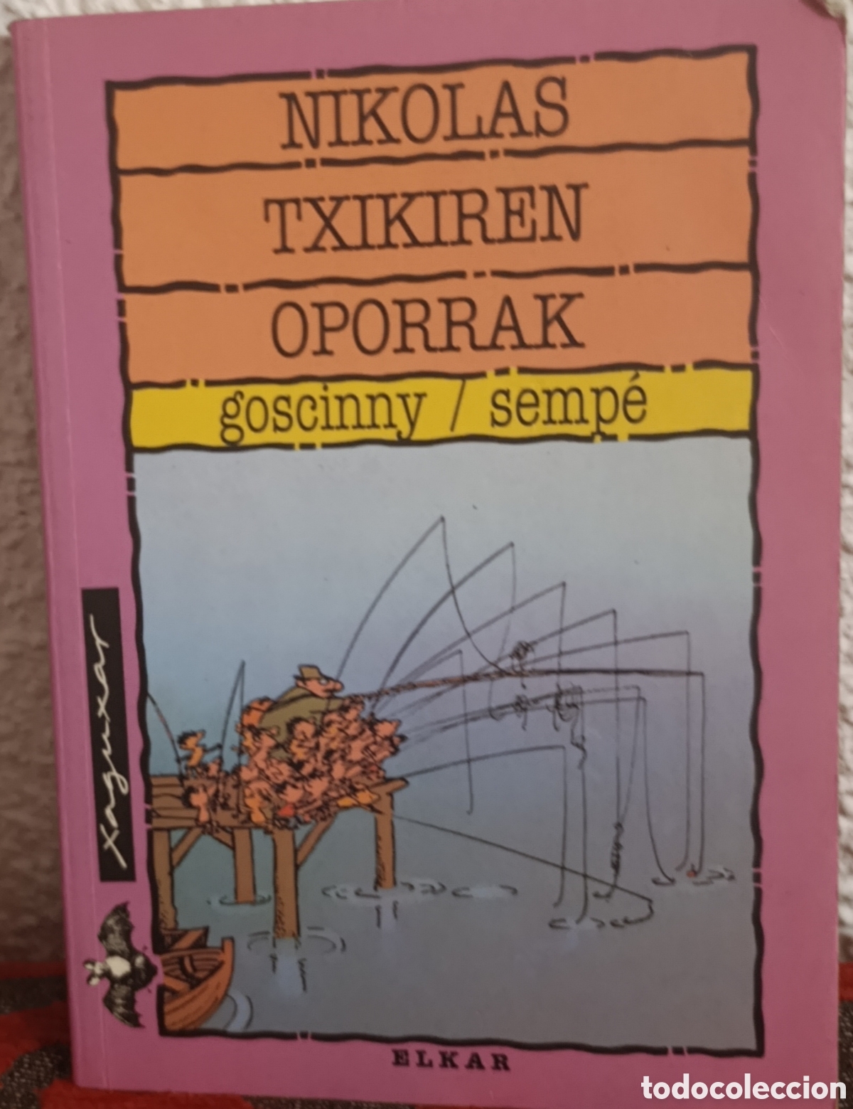 Libros de segunda mano: Nikolas Txikiren Oporrak - Goscinny / Semp&eacute; (Elkar, Euskera)