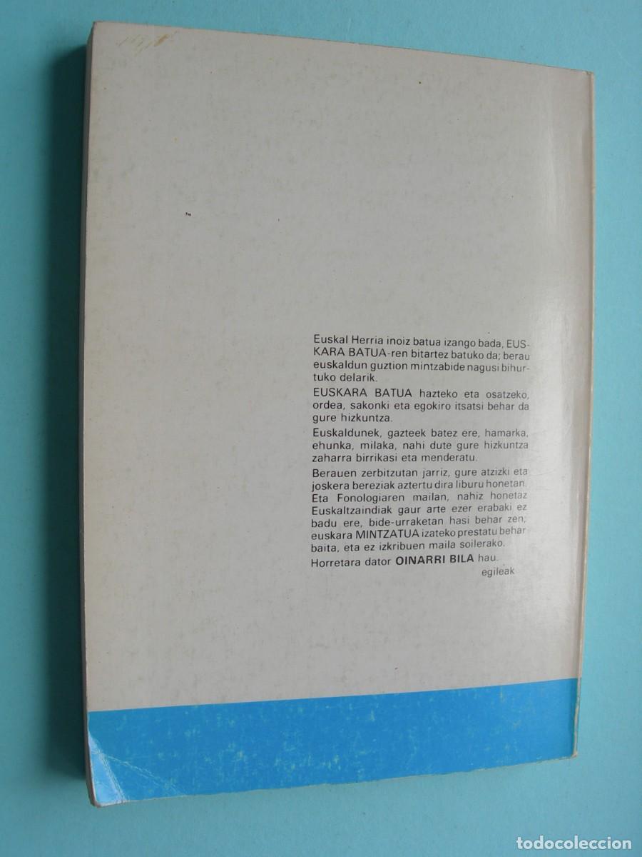 Libros de segunda mano: OINARRI BILA / TXILLARDEGI / EUSKERA - Foto 2