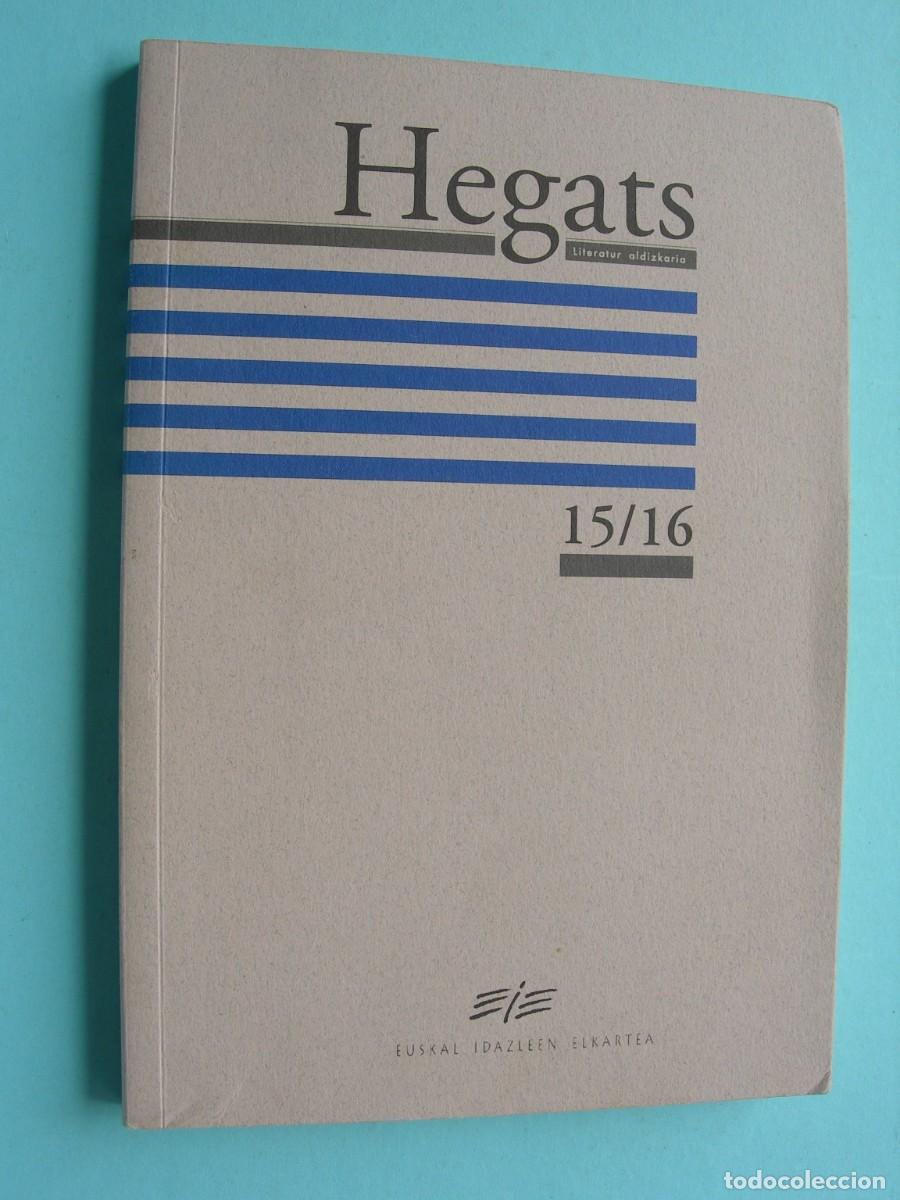 Libros de segunda mano: HEGATS - LITERATUR ALDIZKARIA / EUSKERA