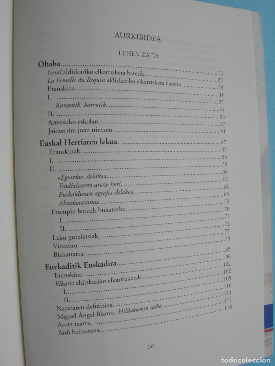 Libros de segunda mano: LEKUAK / BERNARDO ATXAGA / EUSKERA - Foto 3