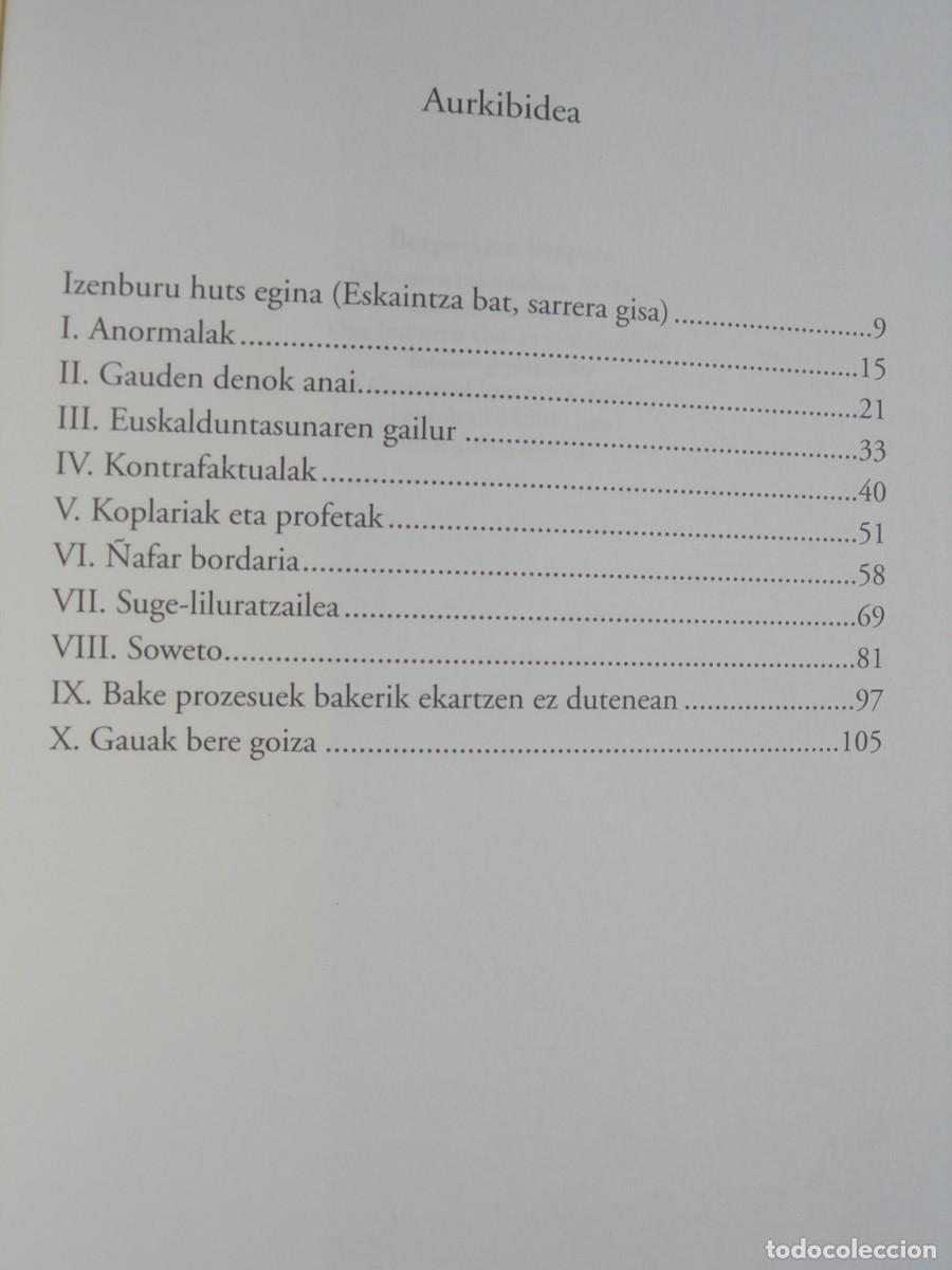 Libros de segunda mano: BEZPERAREN BEZPERA / AINGERU EPALTZA / EUSKERA - Foto 3