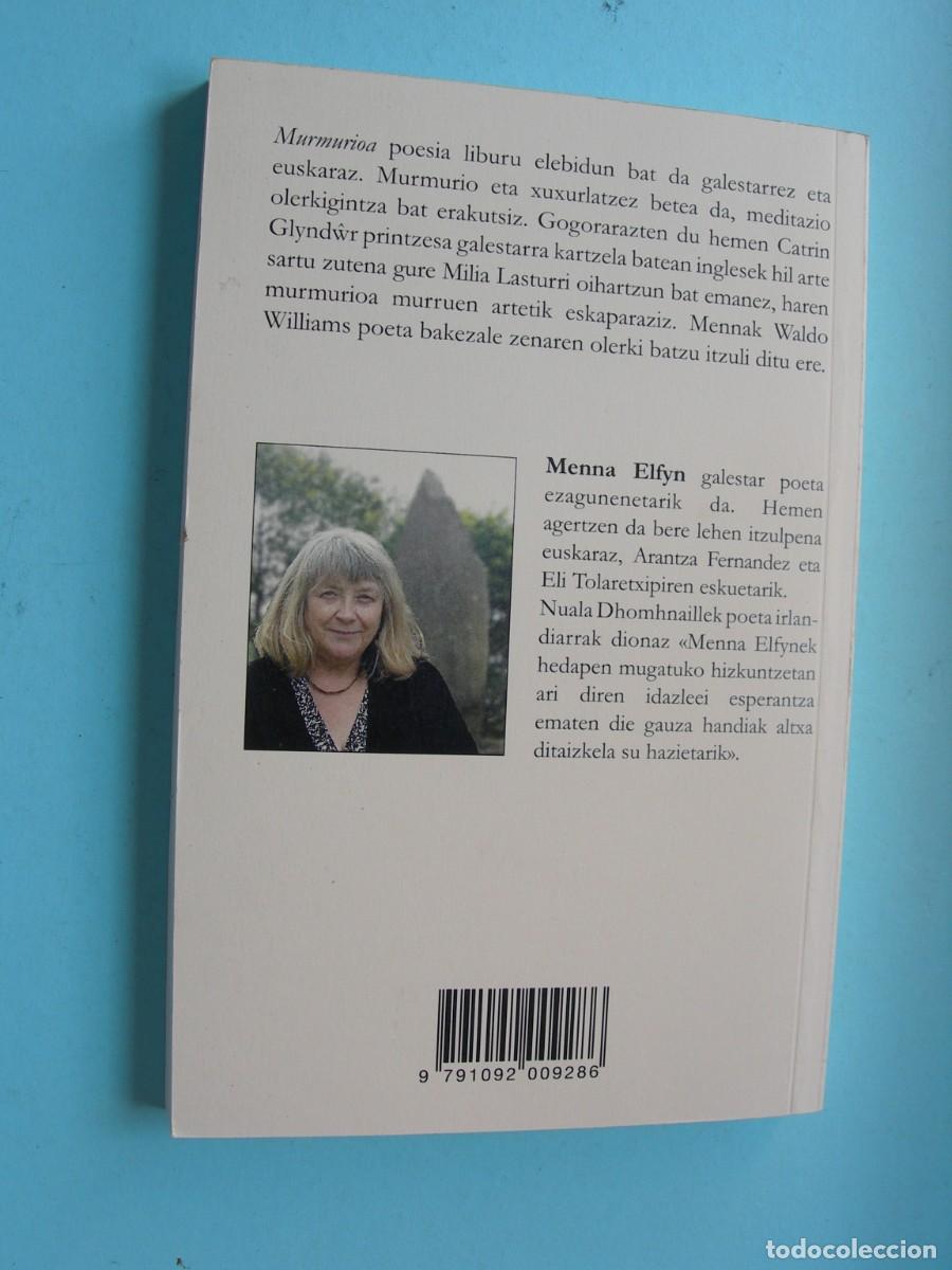 Libros de segunda mano: MURMURIOA / MENNA ELFYN / EUSKERA - GAL&Eacute;S - Foto 2