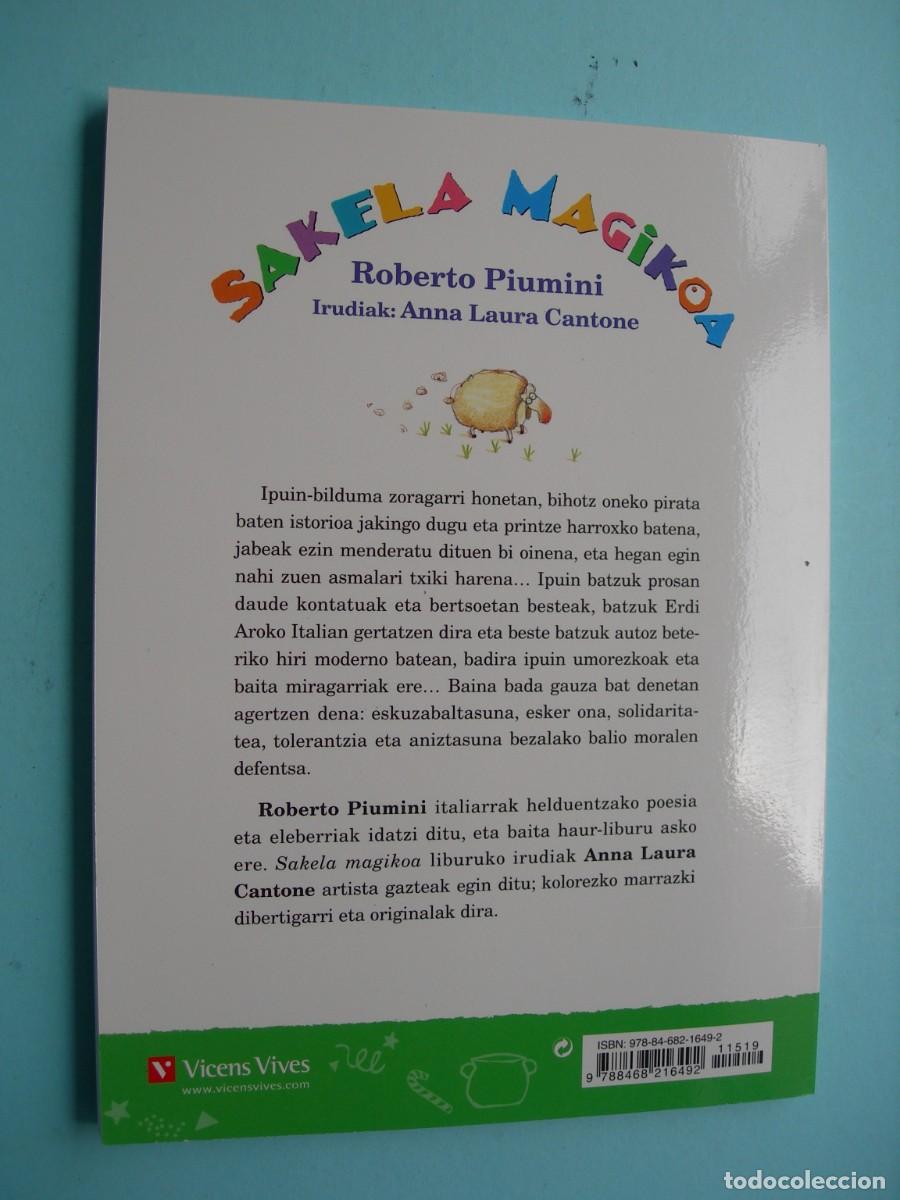 Libros de segunda mano: SAKELA MAGIKOA / ROBERTO PIUMINI / EUSKERA / NUEVO - Foto 2