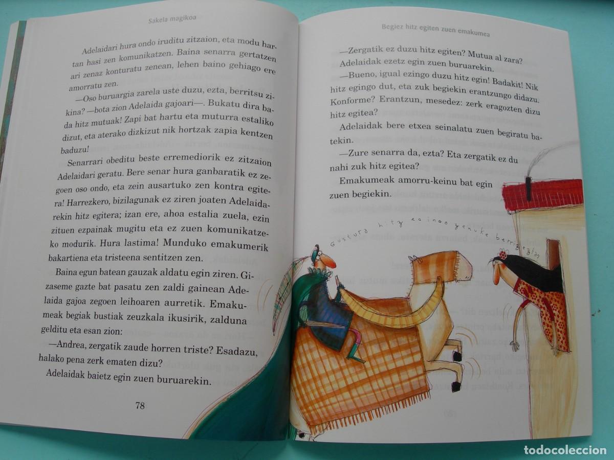 Libros de segunda mano: SAKELA MAGIKOA / ROBERTO PIUMINI / EUSKERA / NUEVO - Foto 9