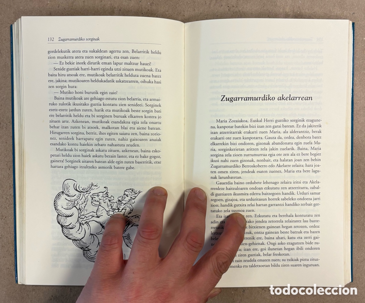 Libros de segunda mano: LAMIAK ETA SORGINAK. JOS&Eacute; DUESO. ROGER EDITOR 1998. EUSKARAZ. - Foto 4