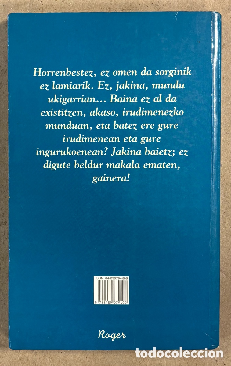 Libros de segunda mano: LAMIAK ETA SORGINAK. JOS&Eacute; DUESO. ROGER EDITOR 1998. EUSKARAZ. - Foto 6