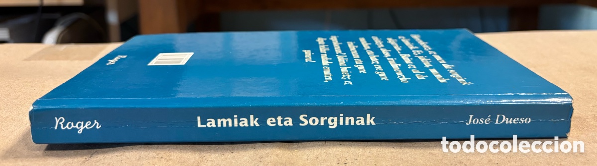Libros de segunda mano: LAMIAK ETA SORGINAK. JOS&Eacute; DUESO. ROGER EDITOR 1998. EUSKARAZ. - Foto 7