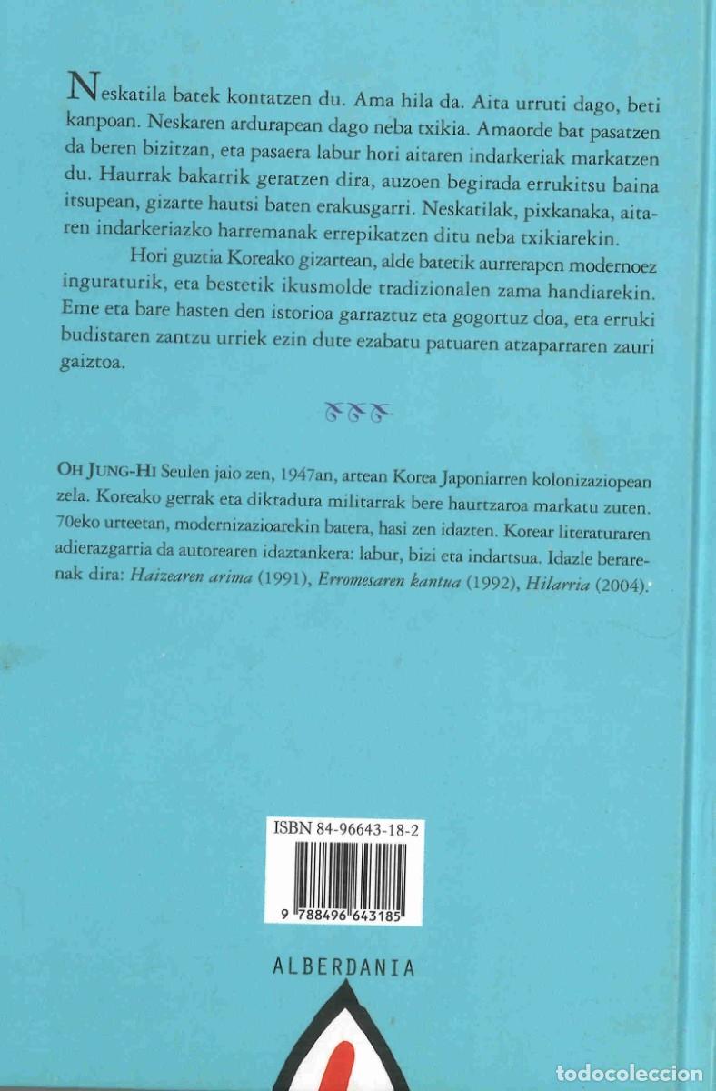 Libros de segunda mano: Txoria. Oh Jung-hi. 2006. En euskera - Foto 2