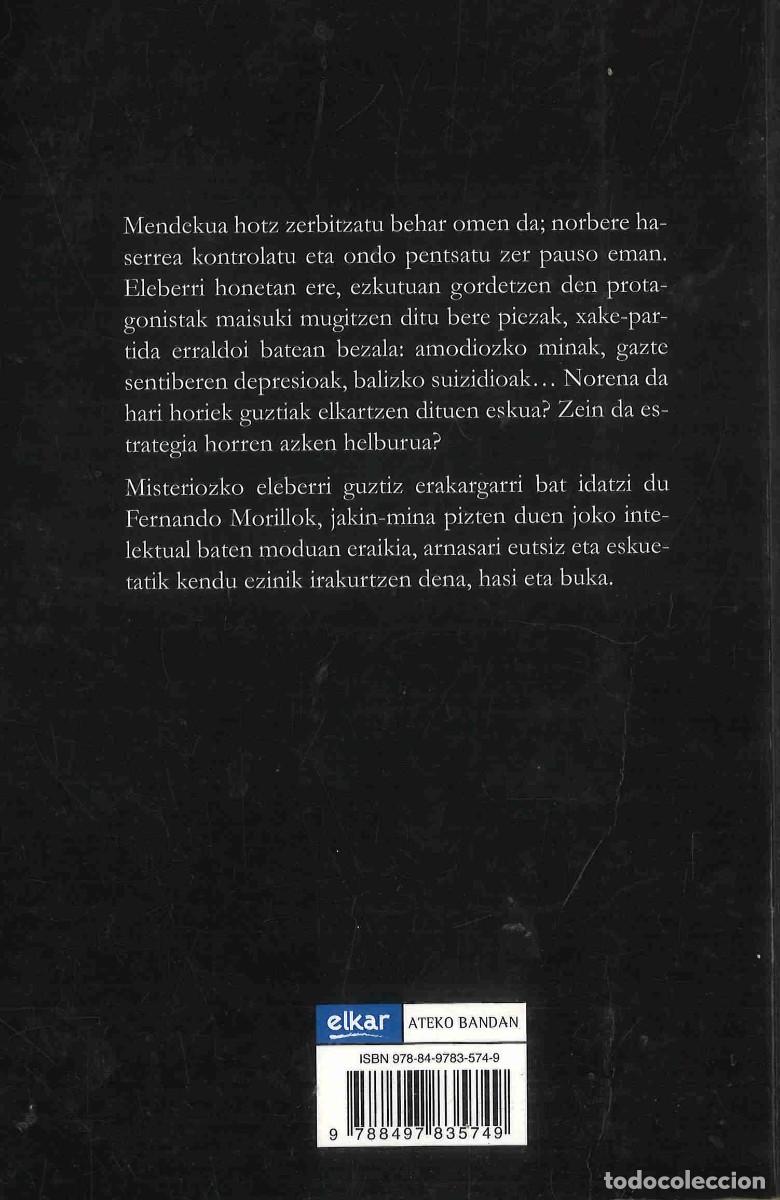 Libros de segunda mano: Fernando Morillo. Suminaren estrategia. 2012. En euskera - Foto 2