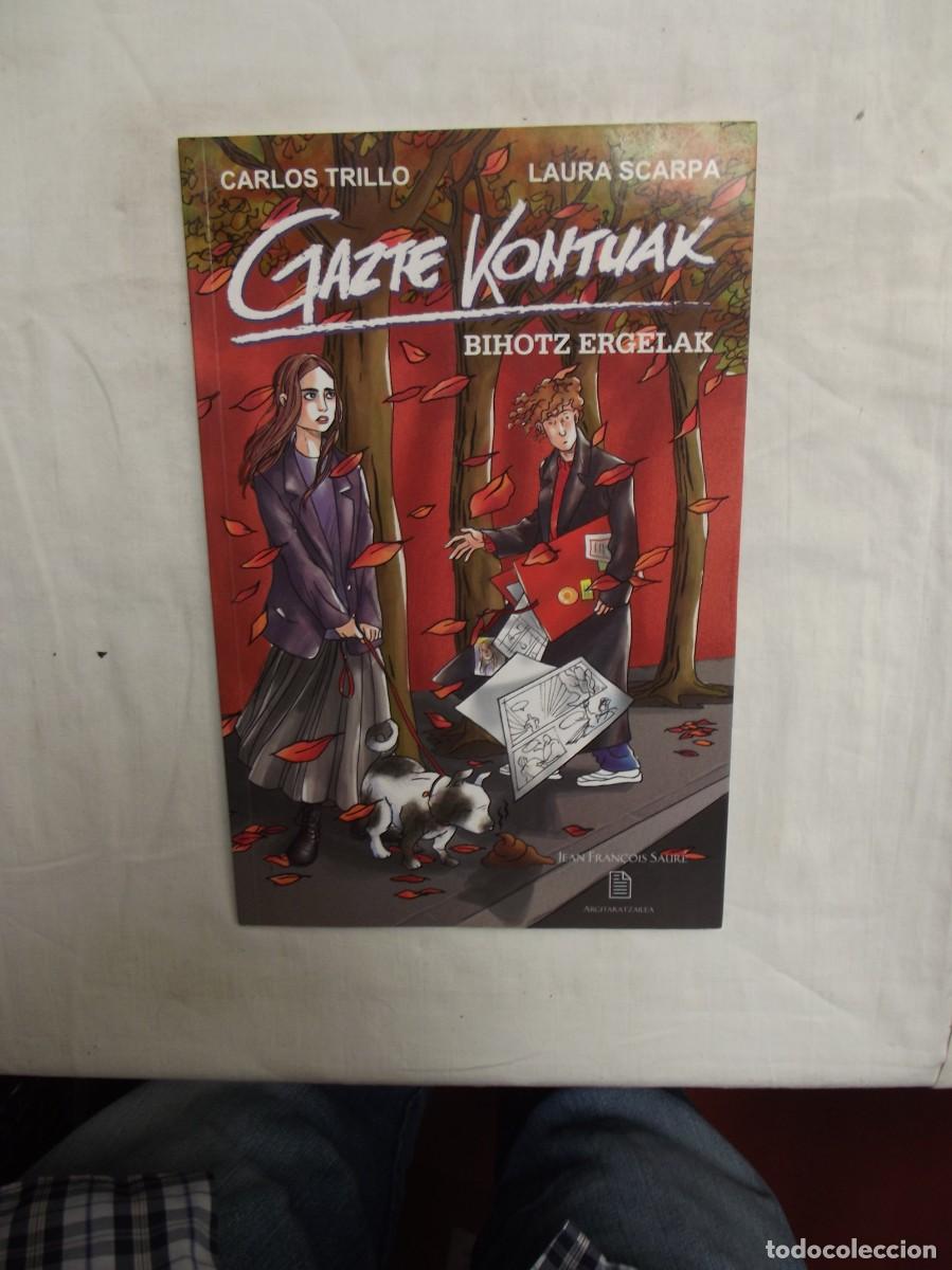 Libros de segunda mano: GAZTE KONTUAK BIHOTZ ERGELAK / CARLOS TRILLO, LAURA SCARPA