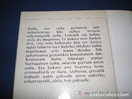 Libros de segunda mano: ATZEKOZ AURERRA - X. MONASTERIO - EN EUSKERA - Foto 2
