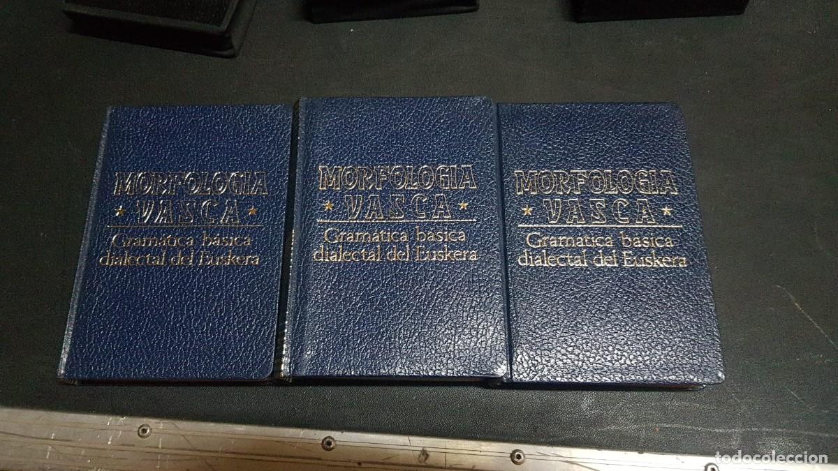 Libros de segunda mano: MORFOLOG&Iacute;A VASCA. (GRAM&Aacute;TICA B&Aacute;SICA DIALECTAL DEL EUSKERA) 3 VOL  -  MAR&Iacute;A DE AZKUE, Resurrecci&oacute;n