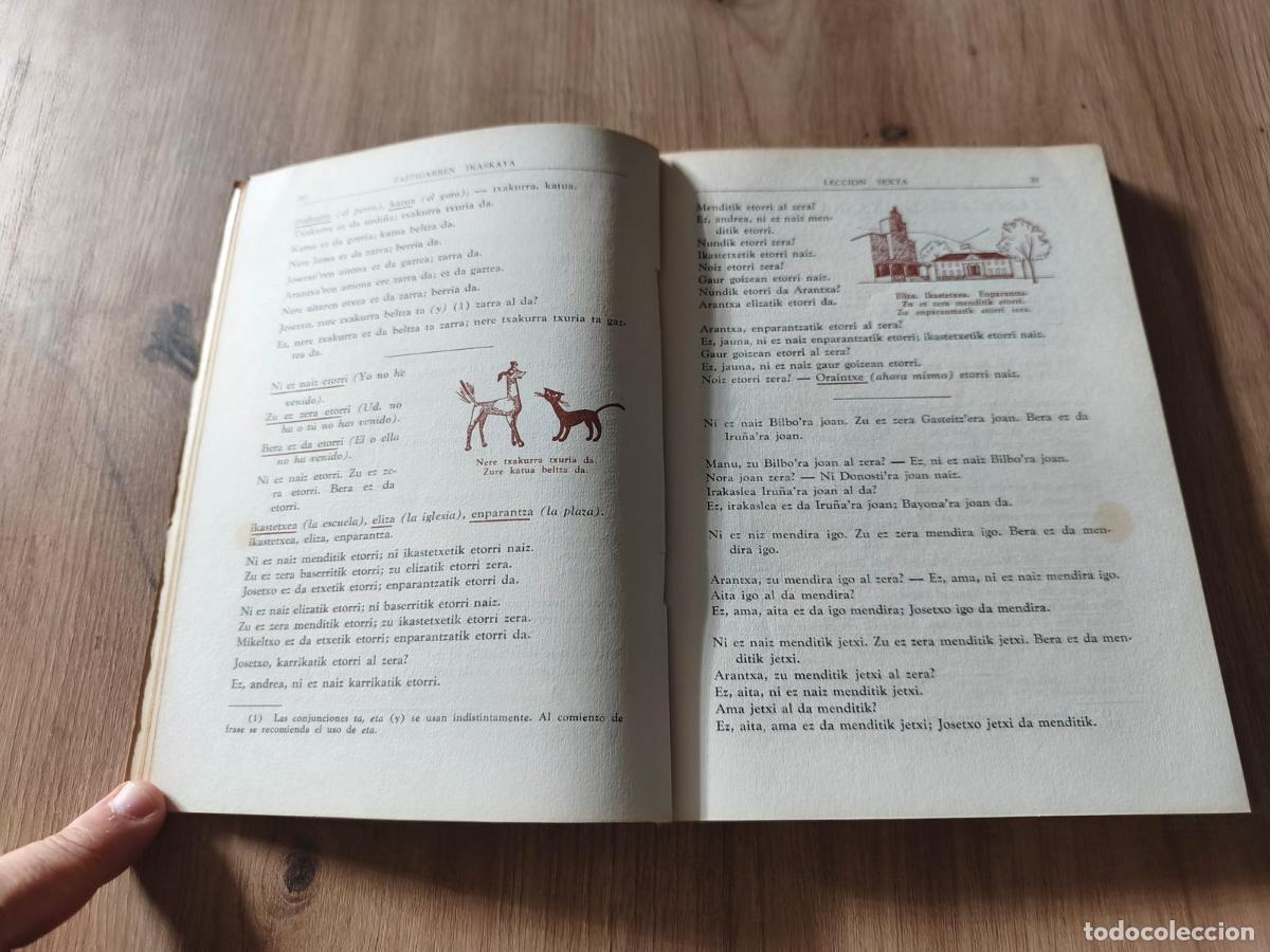 Libros de segunda mano: M&eacute;todo de Euskera radiof&oacute;nico 1&ordm; y 2&ordm; Juan O&ntilde;atibia - Foto 6