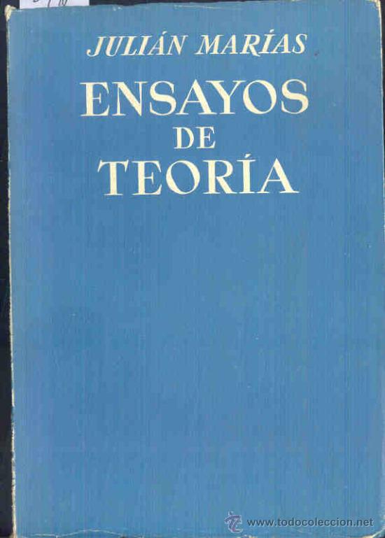 Libros de segunda mano: Mar&iacute;as - Ensayos de teor&iacute;a - Foto 1