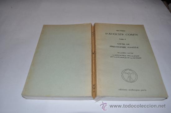 Libros de segunda mano: Ouvres d&acute;Auguste Comte Tome II. AUGUSTE COMTE  RA6831 - Foto 1