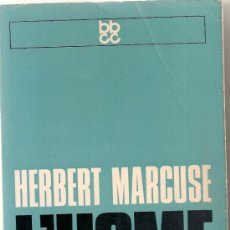 Libros de segunda mano: L'HOME UNIDIMENSIONAL / H. MARCUSE. BCN : ED.62, 1968. 1ºED. 19X13CM. 270 P.. Lote 33559641