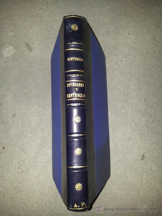 Libros de segunda mano: OPINIONES Y SENTENCIAS. NIETZSCHE - Foto 1