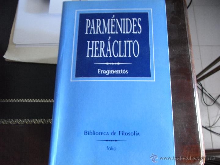 Libros de segunda mano: Fragmentos. Parm&eacute;nides. Her&aacute;clito. - Foto 1