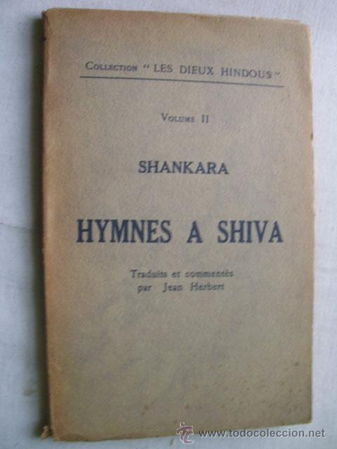 Libros de segunda mano: HYMNES A SHIVA. SHANKARA. 1944 - Foto 1