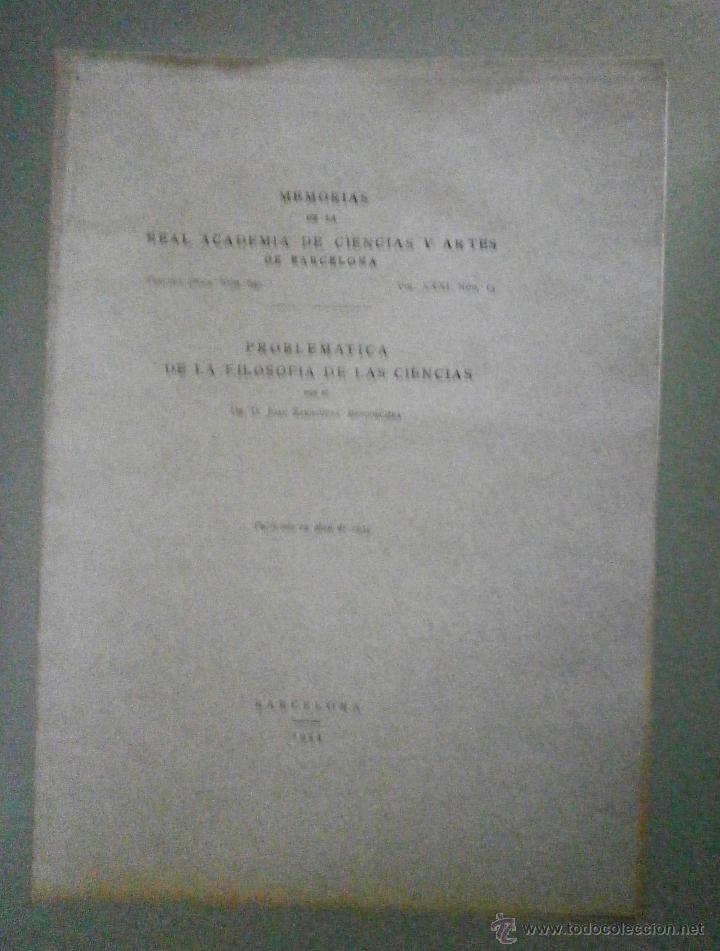 Libri di seconda mano: Problematica de la Filosofia de las Ciencias. Juan Zaragueta Bengoechea