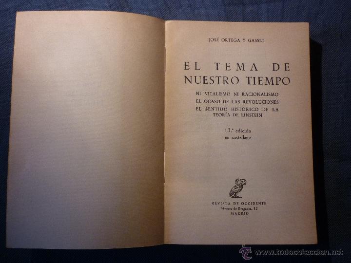 Libros de segunda mano: El tema de nuestro tiempo - Foto 2
