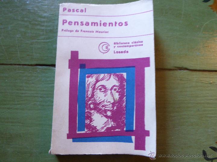 Libros de segunda mano: Pensamientos. Blas Pascal. - Foto 1
