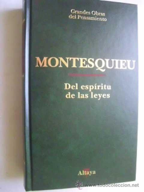 Libros de segunda mano: DEL ESP&Iacute;RITU DE LAS LEYES. MONTESQUIEU. 1996 - Foto 1