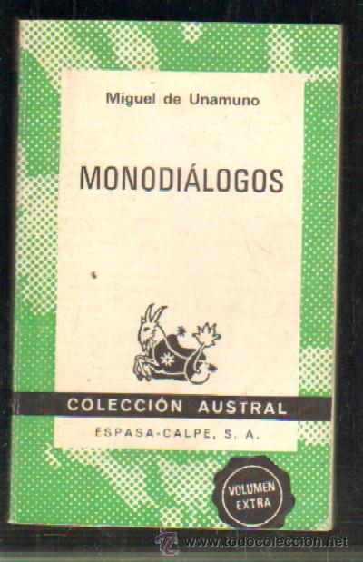 Libros de segunda mano: MONODIALOGOS.     A-AUSV-715 - Foto 1