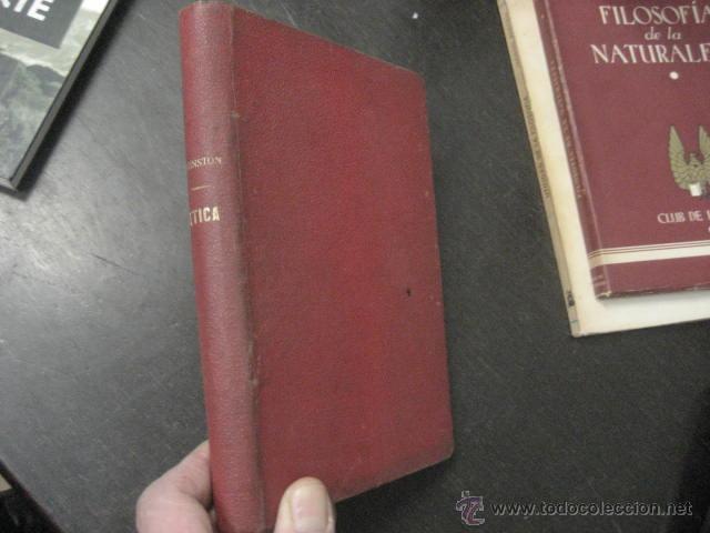 Libros de segunda mano: INTRODUCCI&Oacute;N A LA ETICA, JOHNSTON, 1&ordf; EDICI&Oacute;N REF FILOSOFIA BS3 - Foto 1