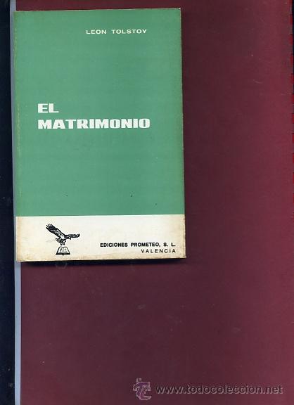 Libros de segunda mano: TOLSTOY,Leon EL MATRIMONIO