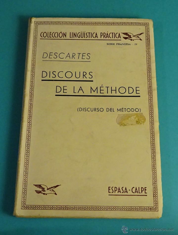 Libros de segunda mano: DISCOURS DE LA M&Eacute;THODE (DISCURSO DEL M&Eacute;TODO). DESCARTES - Foto 1