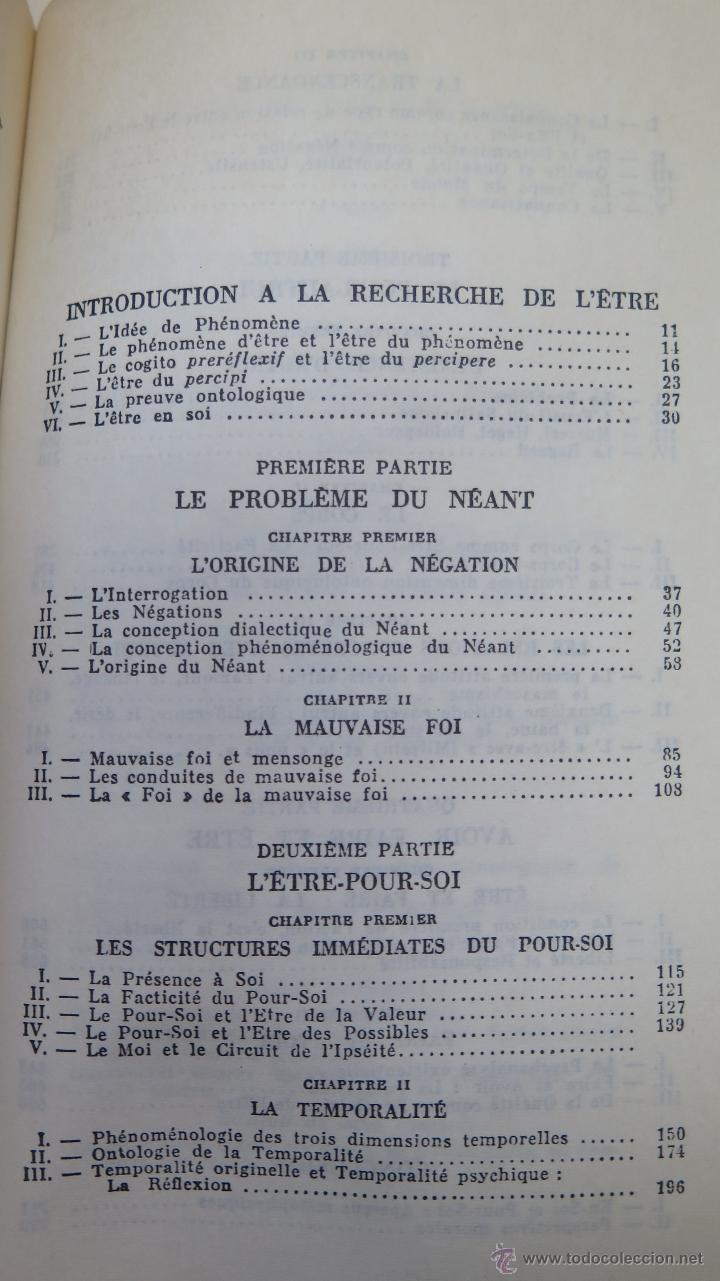 L'etre Et Le Neant Sartre Explication De Texte