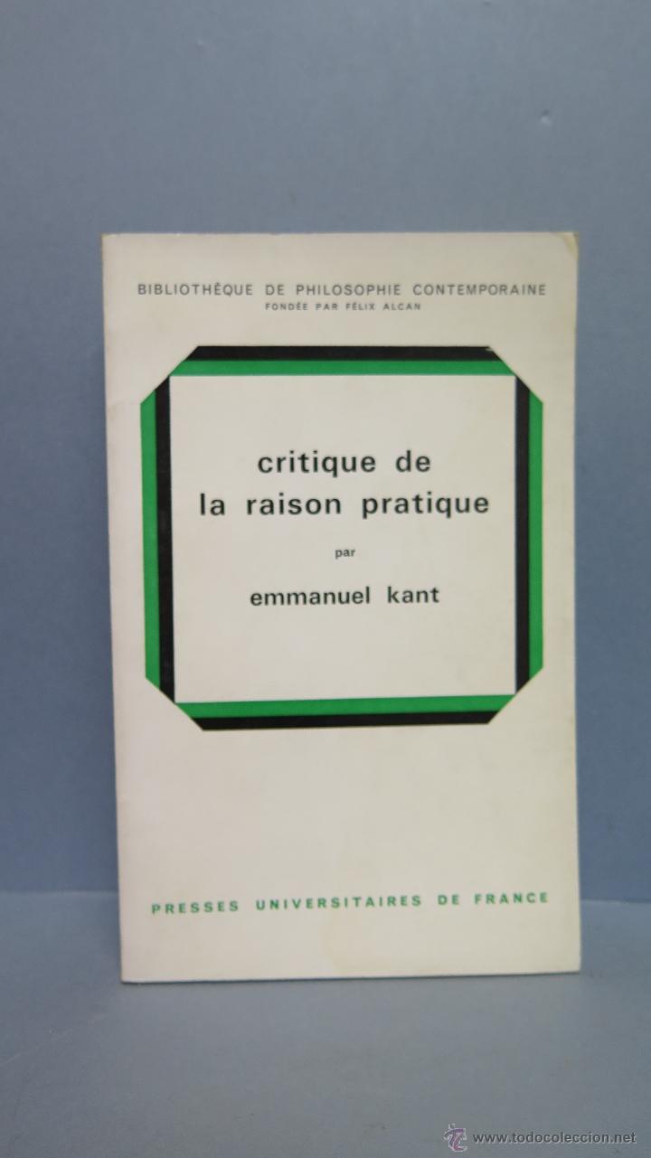 Libros de segunda mano: CRITIQUE DE LA RAISON PRACTIQUE. KANT - Foto 1