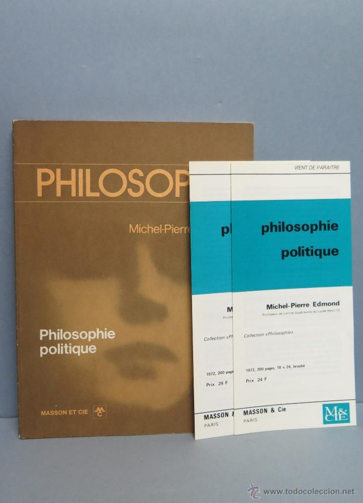 Gebrauchte B&uuml;cher: PHILOSOPHIE POLITIQUE. MICHEL-PIERRE EDMOND