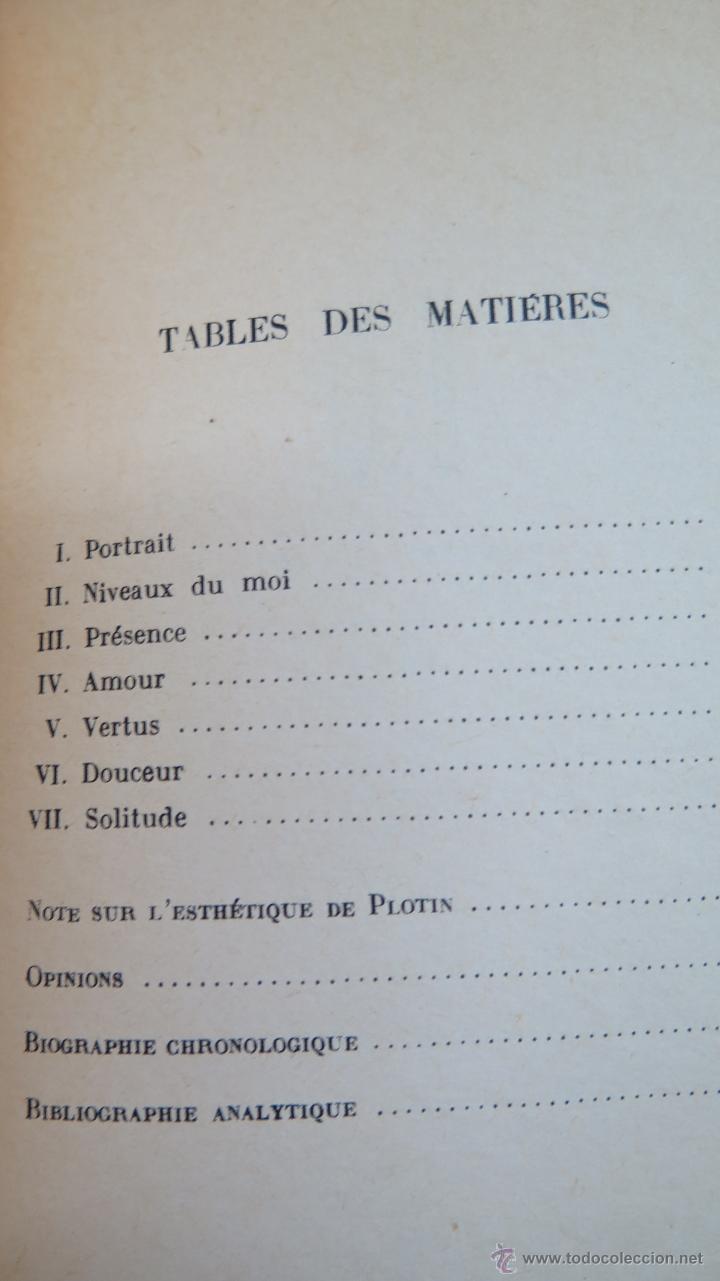 Libros de segunda mano: PLOTIN OU LA SIMPLICITE DU REGARD. PIERRE HADOT - Foto 2